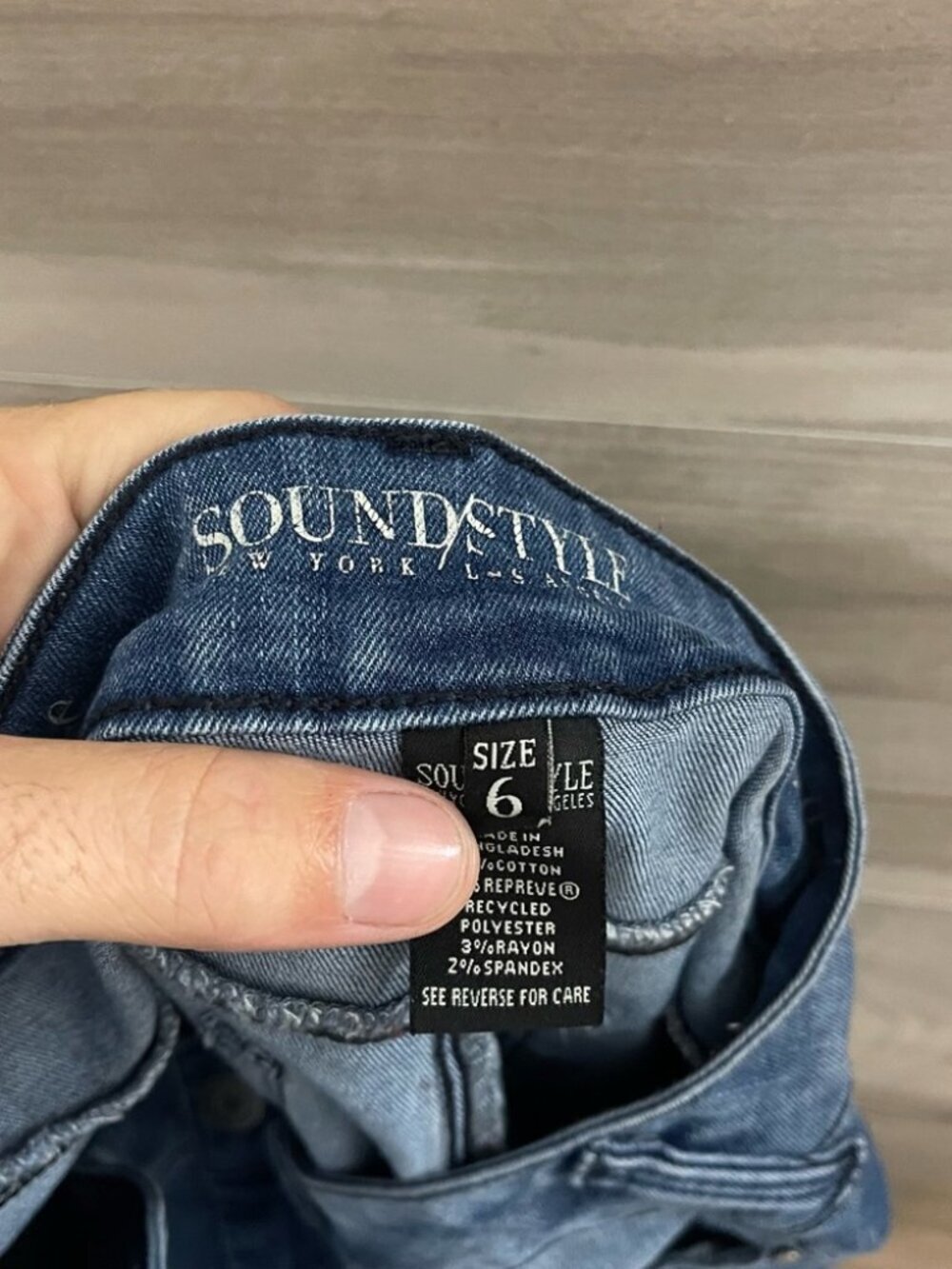 Sound/Style Jaime Ankle Slim and Sleek Jeans Size 6 - Picture 8 of 10